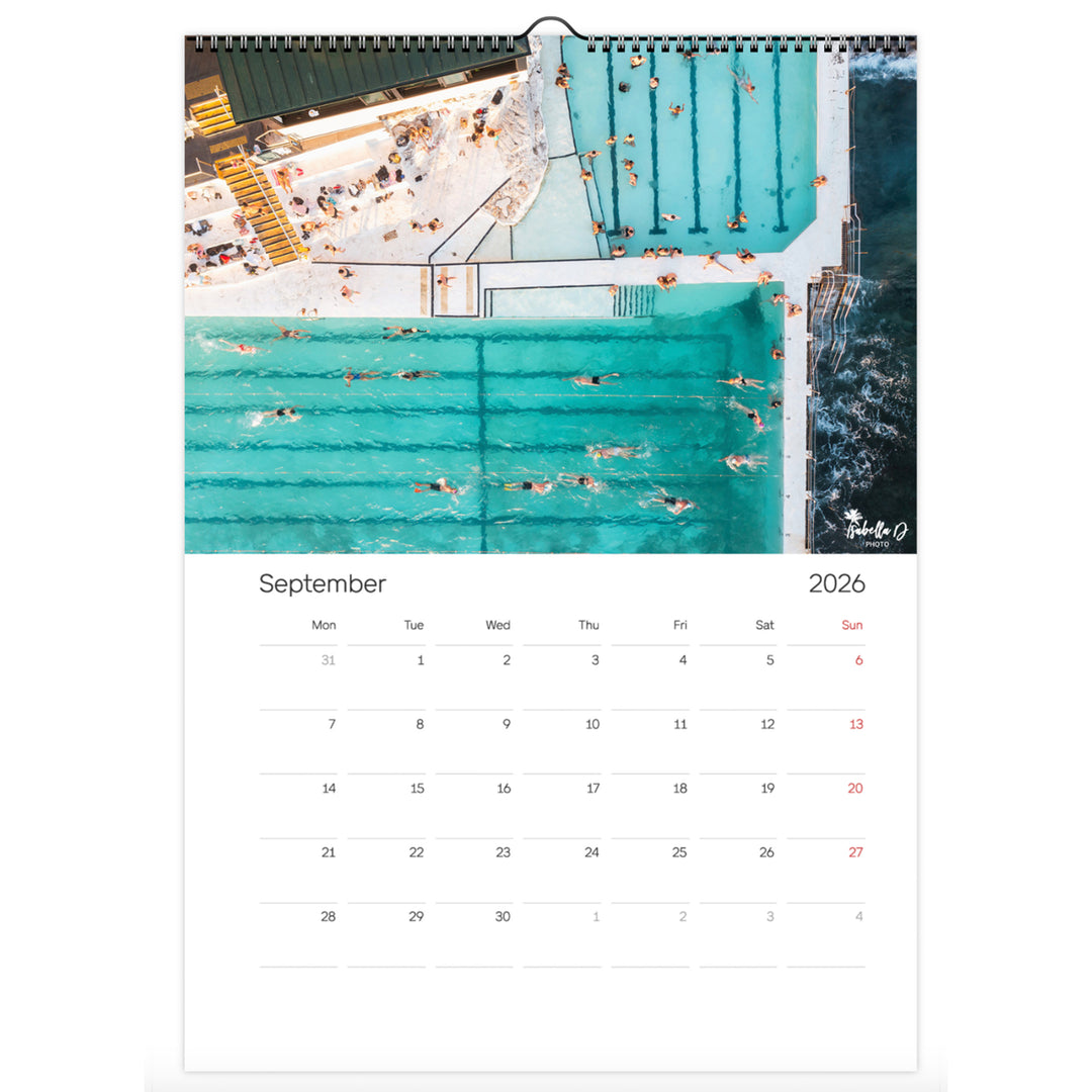 2026 A3 Calendar - 12 Months of Sydney