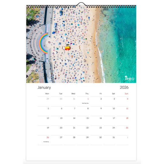 2026 A3 Calendar - 12 Months of Sydney