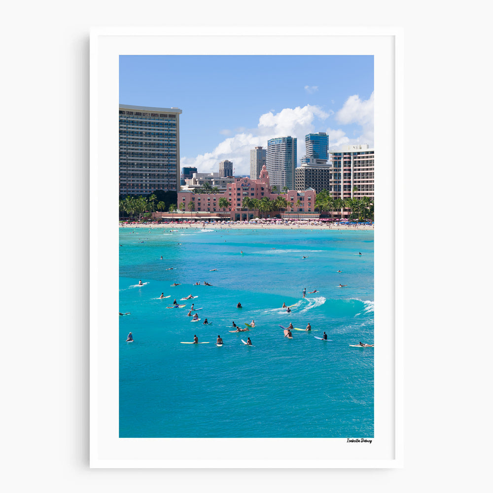 Surfers of Waikiki Vertical