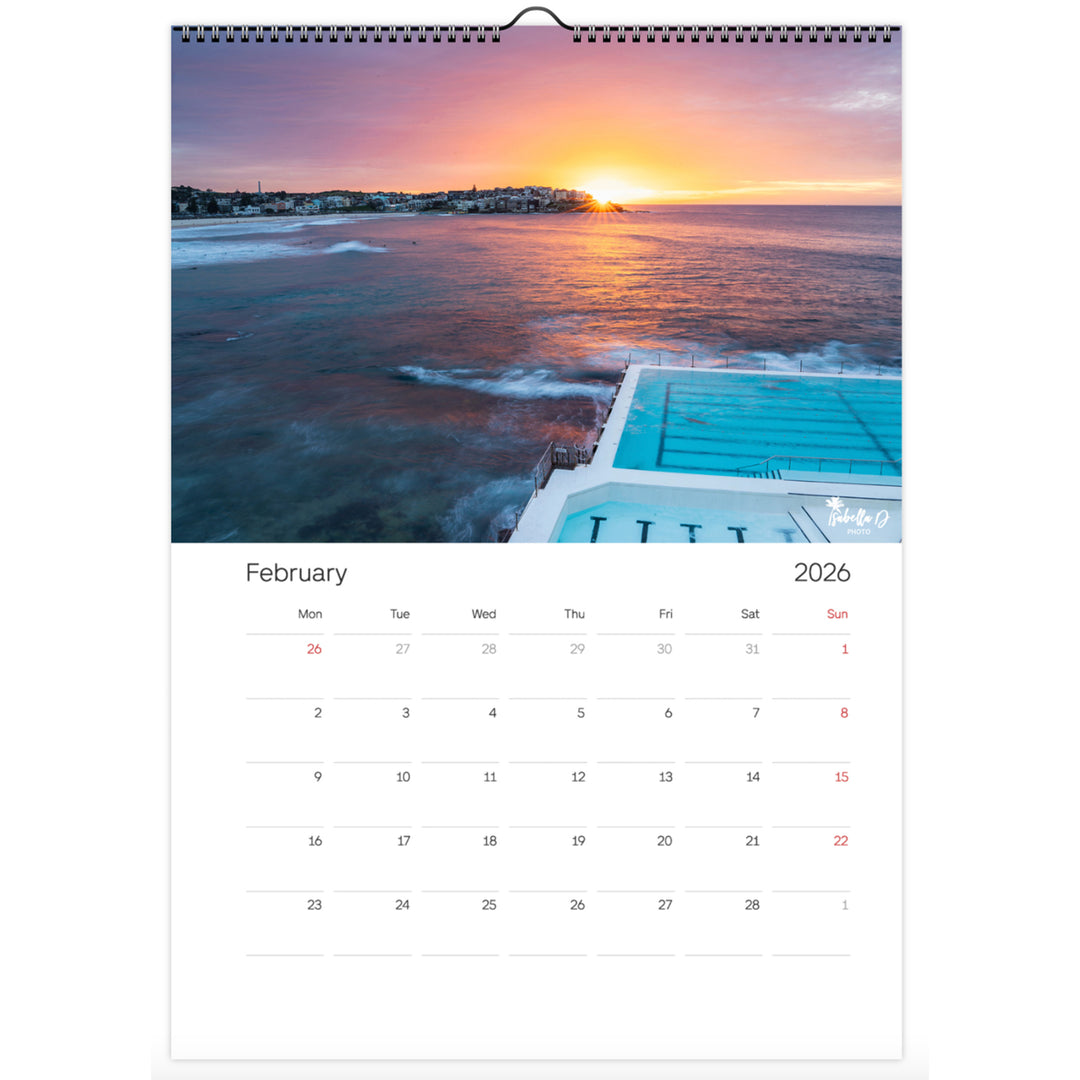 2026 A3 Calendar - 12 Months of Sydney