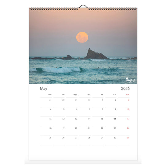 2026 A3 Calendar - 12 Months of the Gold Coast