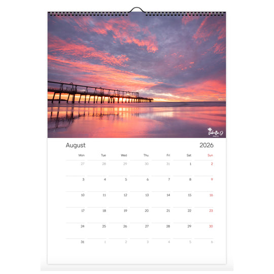 2026 A3 Calendar - 12 Months of the Gold Coast